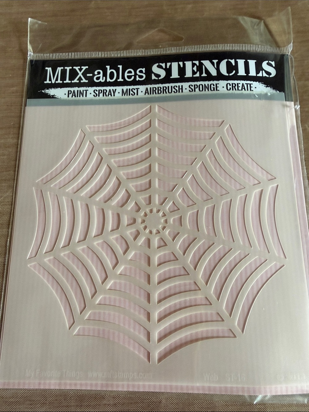 My Favorite Things MIX-ables Stencils Spiderweb Design